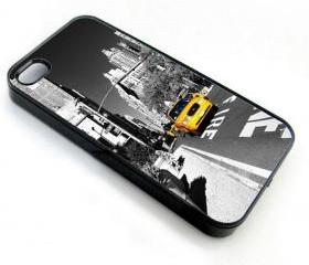 New York Yellow Taxi Cab - iPhone 4 Case, iPhone 4s Case, iPhone 5 Case Hard Plastic Case
